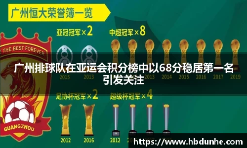 广州排球队在亚运会积分榜中以68分稳居第一名引发关注